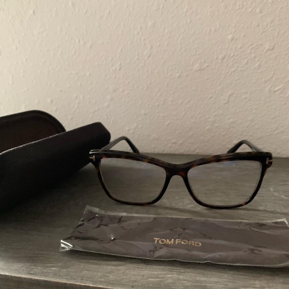 Tom Ford Brown Tortoise Eyeglasses